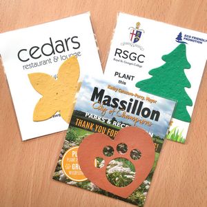 [CFC3075] Single-Sided Custom Flat Card Seed Paper Giveaways