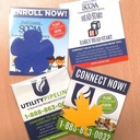 Double-Sided Custom Flat Card Seed Paper Giveaways