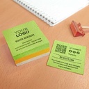 Colorful QR Code Plantable Square Business Cards