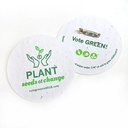 Double-Sided 3" Circle Seed Paper Button Badges