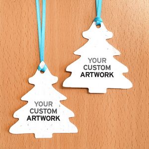 [DSR3594] Double-Sided Rounded Evergreen Ornaments