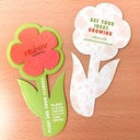 Double-Sided Rounded Flower With Plantable Shape