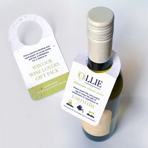 [DSS5003] Double-Sided Small Plantable Bottle Tag with Rounded Corners