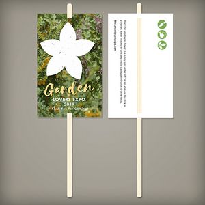 Double-Sided Wildflower Planting Sticks