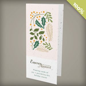 [FFB5224] Festive Flora Business Holiday Cards