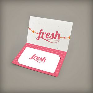 [FSP3061] Single-Sided Small Folded Seed Paper Gift Card Holders