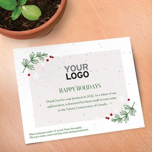 [FTP5172] Festive Touch Plantable Donation Cards