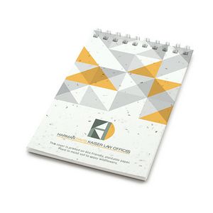 [GCB3696] Geometric Coil Bound Personalized Plantable Pocket Notepads