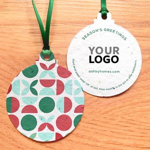 [GPS5050] Geometric Pattern Seed Paper Ball Ornaments