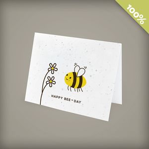 [HBD5165] Happy Bee-Day Plantable Corporate Birthday Cards