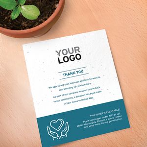 [HHP5171] Helping Hands Plantable Donation Cards