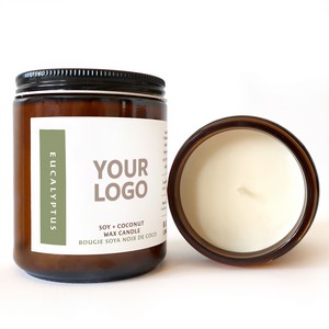 8 oz Hand-Poured Eucalyptus Candles