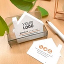 House Shape Seed Paper Business Cards