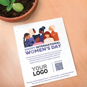 [IWD5305] International Women's Day Plantable Donation Cards