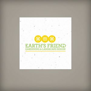 Single-Sided Large Seed Paper Square Coasters