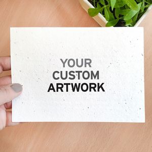 [L5X2984] Single-Sided Large Seed Paper Panel Cards