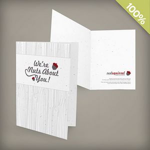 Double-Sided Large Seed Paper Greeting Cards