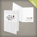 Double-Sided Large Seed Paper Greeting Cards