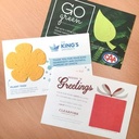Single-Sided Medium Eco Panel Card With Shape