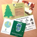 Double-Sided Medium Eco Panel Card With Shape