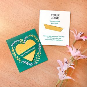 [MDM4847] Mother's Day Mini Slot Cards With Plantable Heart