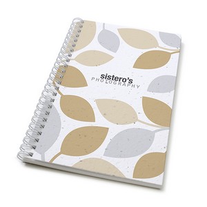 [MLP3714] Modern Leaves Personalized Plantable Journal: Standard