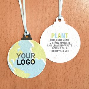 [PEC3852] Plantable Earth Christmas Ball Ornaments