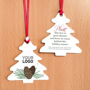 [PRT3855] Pinecone Rounded Tree Ornaments
