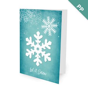 [PSC4883] Plantable Snowflake Corporate Holiday Cards