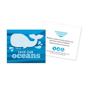 [SOO4380] Save Our Oceans Plantable Whale Cards