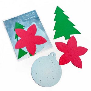 Single-Sided Holiday Seed Paper Shape Packs