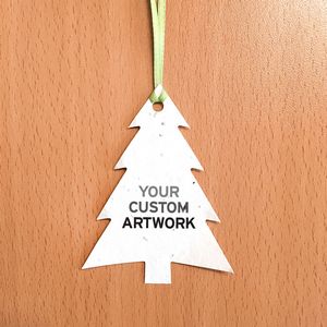 [SSM3591] Single-Sided Modern Evergreen Ornaments