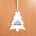 Single-Sided Modern Evergreen Ornaments