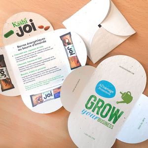 [SSS4401] Single-Sided Seed Paper Petal Cards