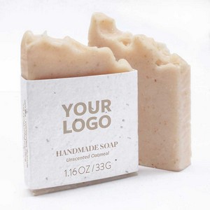 [UOS5011] Unscented Oatmeal Soap (Half Thick)