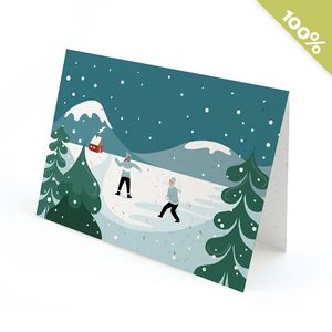 [WJB5325] Winter Joy Business Holiday Cards