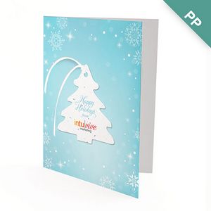 [WTO4345] Winter Tree Ornament Business Holiday Cards
