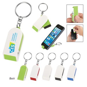 [189] Phone Stand And Screen Cleaner Combo Key Chain