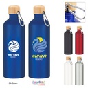 25 Oz. Aluminum Tundra Bike Bottle With Bamboo Lid