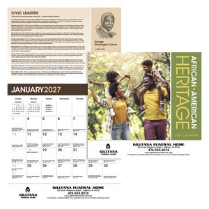 [6704] Triumph® Calendars African-American Heritage: Family Calendar