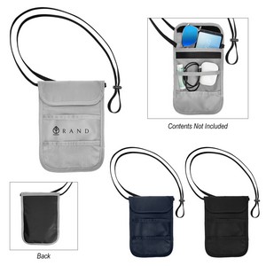 [80019] Rfid Data Blocking Neck Wallet