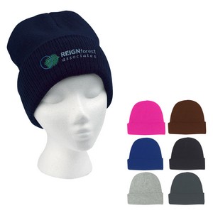 [1074] Knit Beanie With Cuff