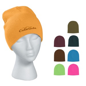 [1075] Knit Beanie Cap