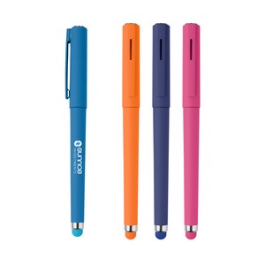 [11990] Jazzy Gel Pen With Stylus