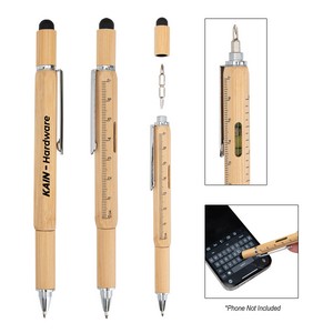 [11993] Bamboo Multi-function Tool Pen