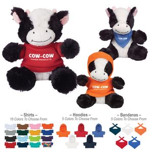 [1268] 6" Cuddly Cow