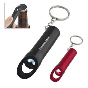 [130] Aluminum Led Flashlight With Bottle Opener