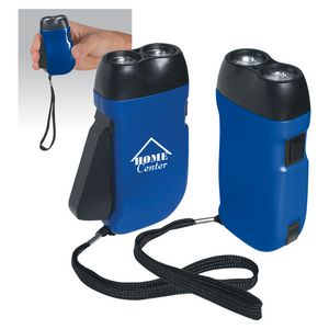 [142] Hand Squeeze Flashlight With Wrist Strap