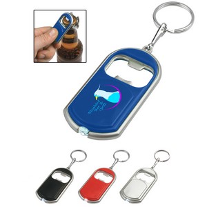 [162] Bottle Opener Key Chain With Led Light