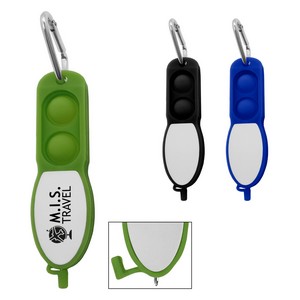[20020] Push Pop Pen With Carabiner